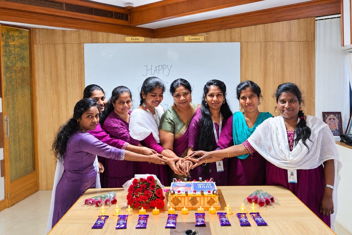 Multivista colleagues together at work
