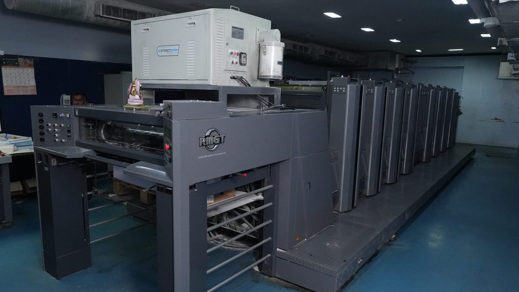 Commercial printing press